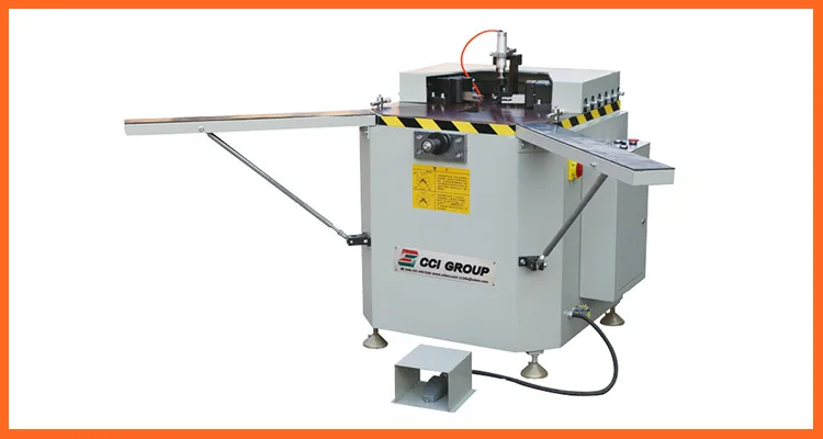 CCI GROUP aluminium window and door making machinery for UPVC plastic windows and door profile manufacturing CNC cutting machine