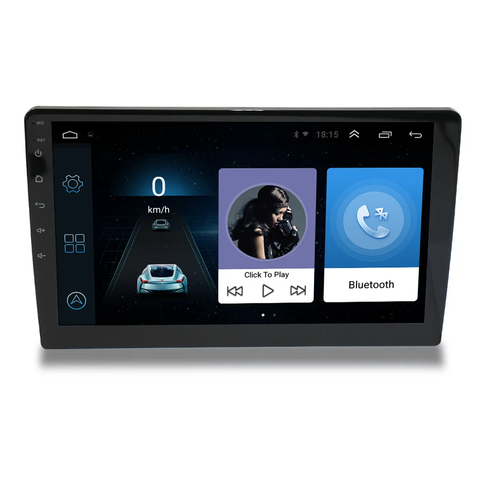  Универсальный автомобильный GPS-навигатор 9 дюймов 2 din Android 10 1 сенсорный экран с bT
