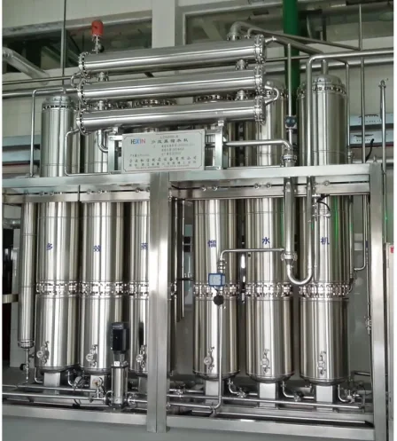 Energy Saving Forced Falling Membrane Technology Multi Effect Distilled Water Machine