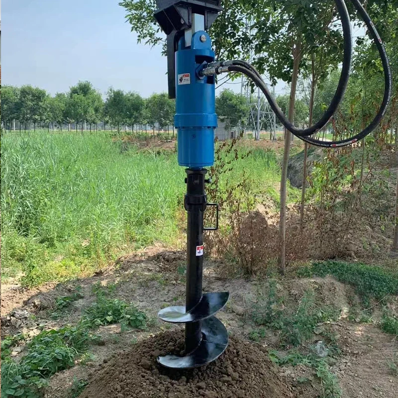 drainage system ZX-20000 quality earth auger drilling machine 80-170lpm alloy bit spiral drill