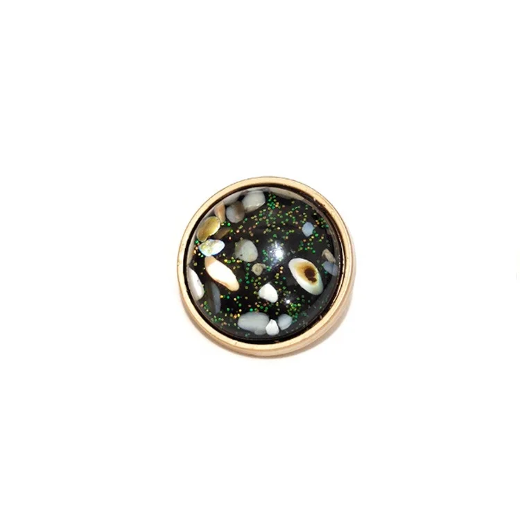 ZM263 Fashion Ladies Pearl Buttion Alloy Gold Buttons