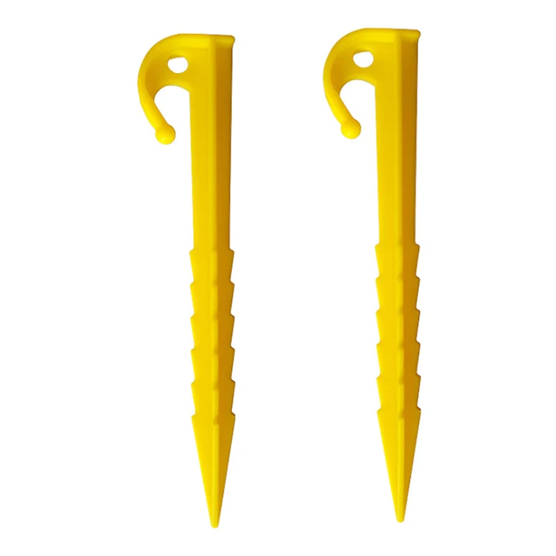 Напольные гвозди для палатки, аксессуары для наружной палатки, зубчатые пластиковые гвозди