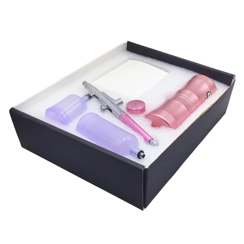 Handheld mini master water base for makeup airbrush for cake professional cool make up air compressor cool portable kit