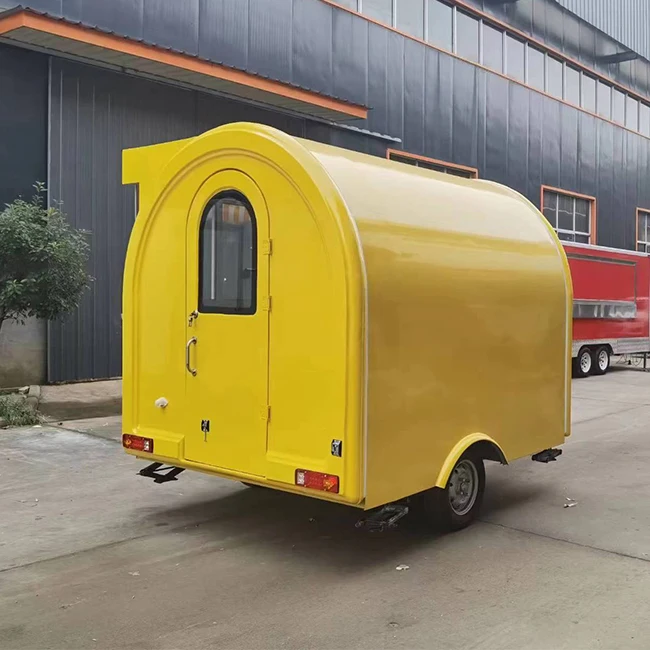 Fast Food Trailer Food Van Food Vending Machine Du Riz Jaune Etats Unis