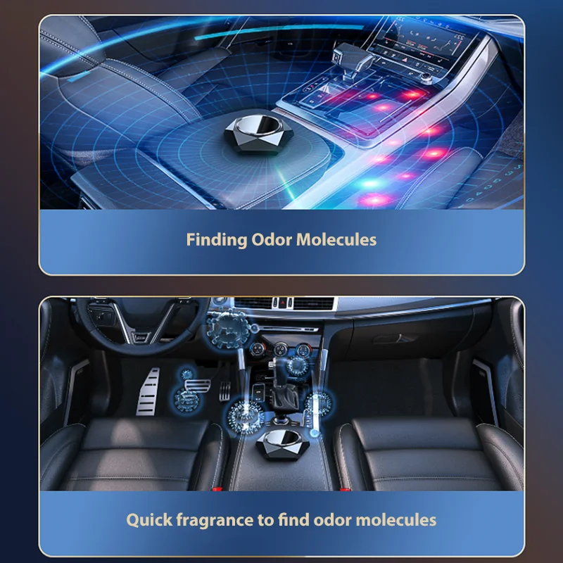 Wholesale Luxury Models Customised Logo Alloy Aromatherapy Car Aromatherapy Diffuser Car Scent Air Freshener