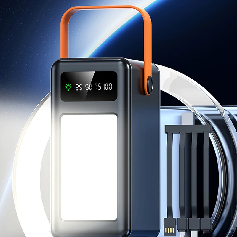 Factory Direct Supply Car Charge Portable Power Station Mobile Phones Power Bank With Strong Led For Mobile Phone