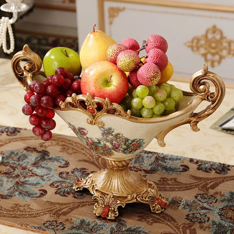 Best Selling Muslim Style Footed Fruit Bowl Dishes for Home Living Room Decoration