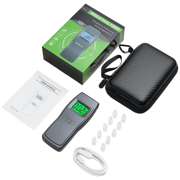 High Precision Digital Alcohol Tester Factory Wholesale Personal Alcohol Tester Alcohol Breath Tester