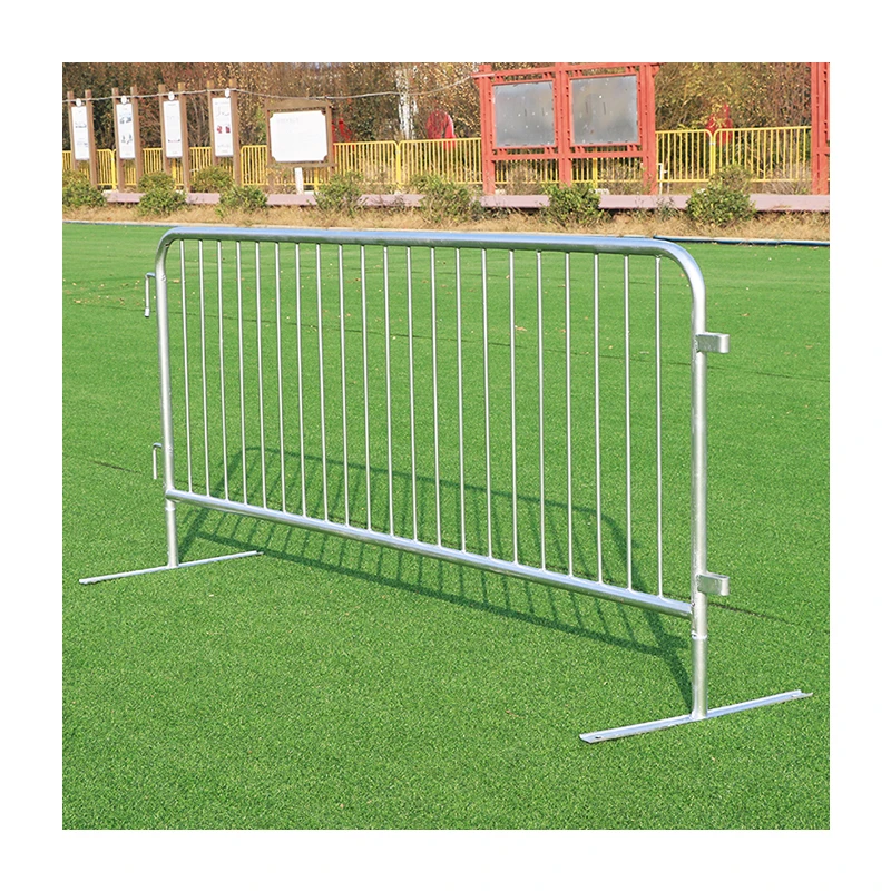 Flat Removable Feet Metal Barriers  2500 x 1100 mm interlock able Inner pipe 22 x 1.5 mm welded galvanized