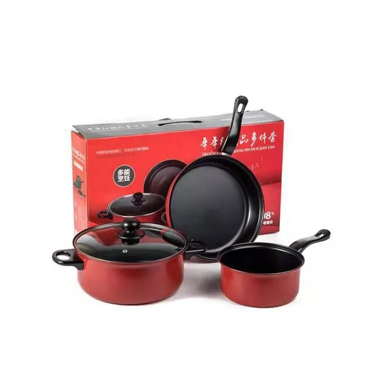 Household cookware set pan non stick cooking pancake pan