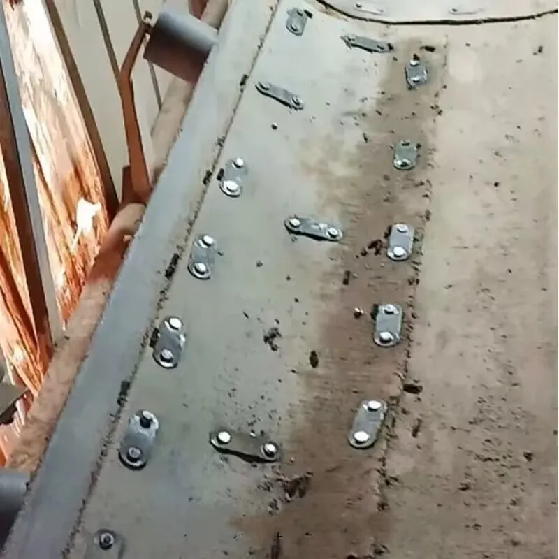 solid plate 2.5 Inch conveyor belt fasteners clasp bolt