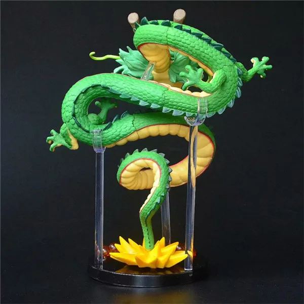 Dropship DBZZ Dragon Small Size Shenron Cartoon Character Model Toy Anime PVC Figure ( Green Color)