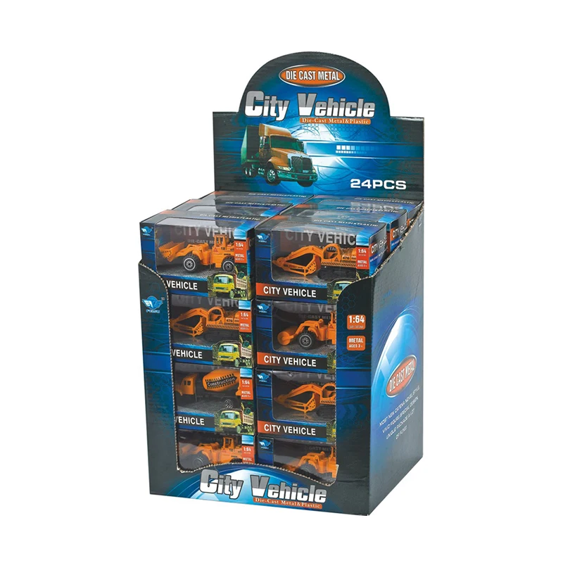 Newest Diecast Toys Truck Model Car Metal Alloy Trailer Car Transporter For Children