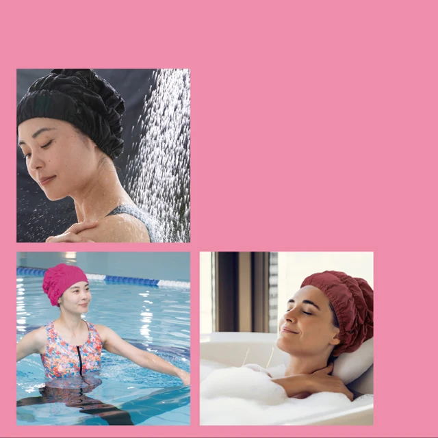 Unisex loose airy fit high quality water resistant shower hair caps manufacturer