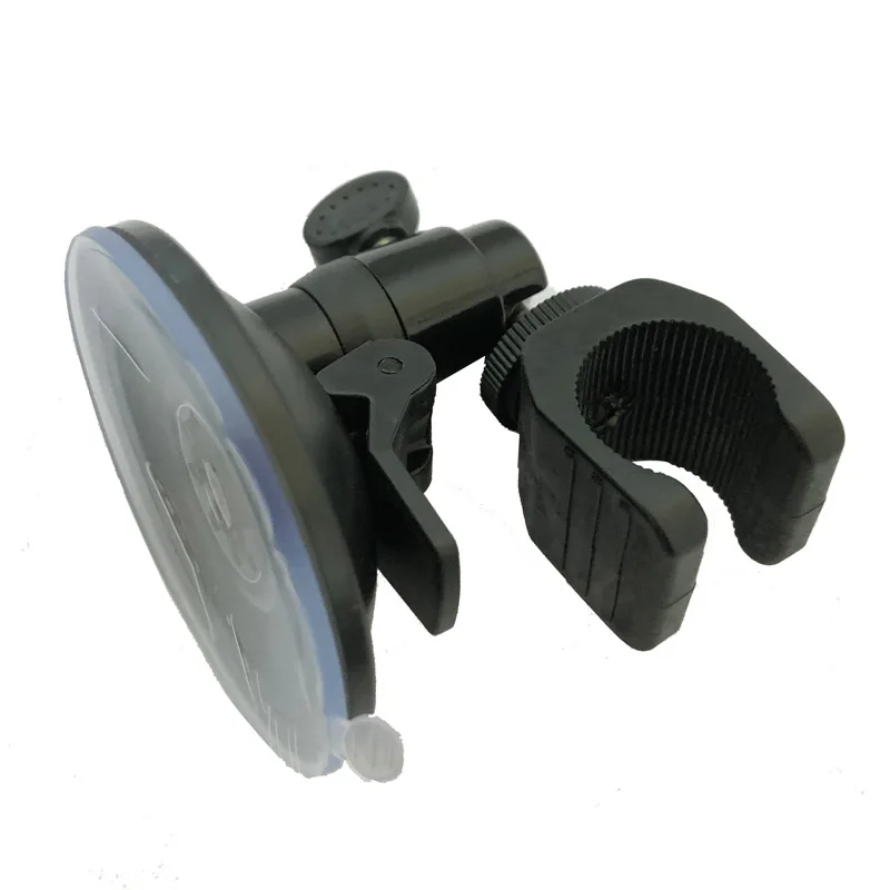 Strong 65mm sucker suction cup with u clamp for flashlight 22-27mm diameter