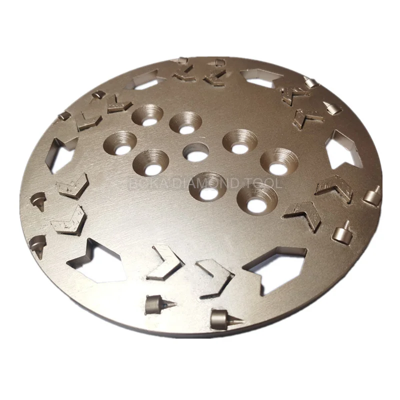 250mm concrete grinding disc PCD diamond grinding plate pcd disc