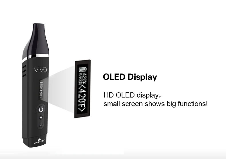 In stock fast shipping dry herb vaporizer airistech herbva viva with big capacity battery online shopping