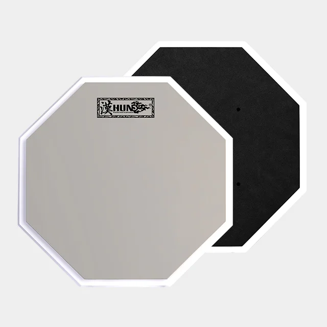 Percussion Instruments Custom Logo Silicone Rubber Single side Practice Pad 10 inches