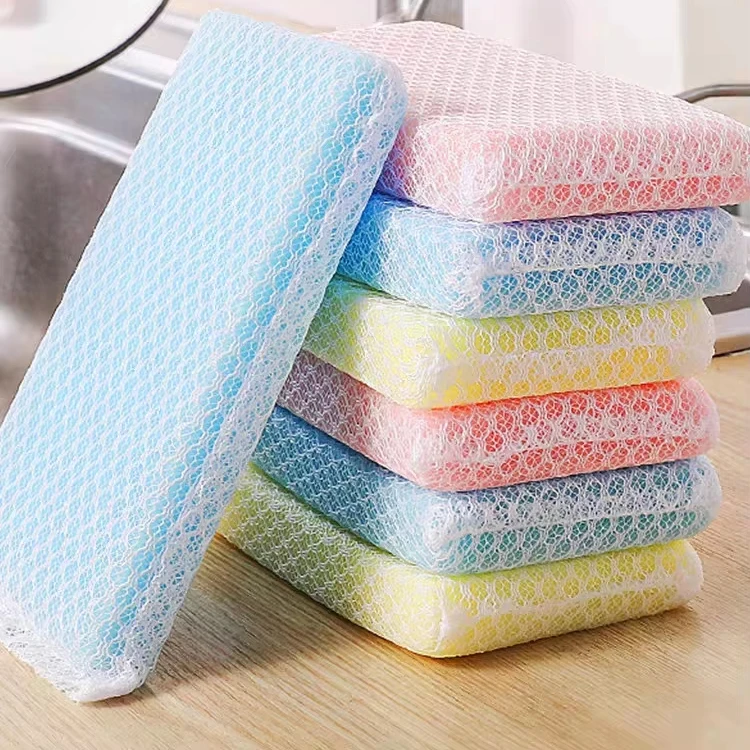 Kitchen Dish Washing Net cloth sponge Cleaning Pad Non Scratch Scrubbing Washing All-Purpose Sponges Scrub and Scrubbers