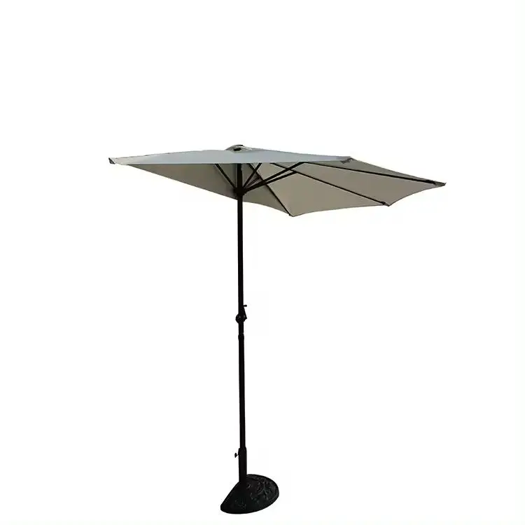 Wholesale 2.7M 9FT Garden Special Design Half Round Sun Umbrella