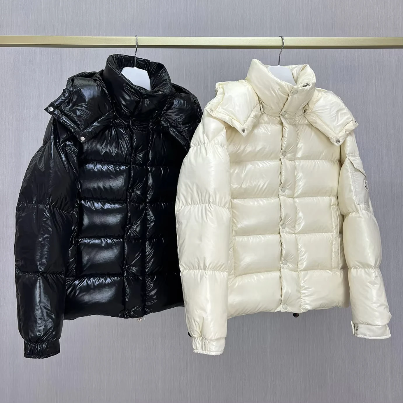 Top designer plus size zipper outdoor thick  luxury long sleeved down coat warmth hood jacket winter warm jacket for man