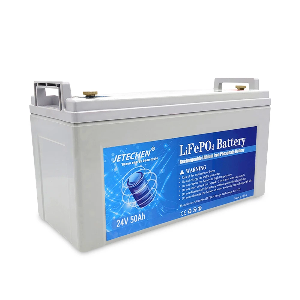 JETECHEN New Design Deep Cycle Lithium Ion 12v 24v 100ah 200ah 150ah Lifepo4 Battery Pack