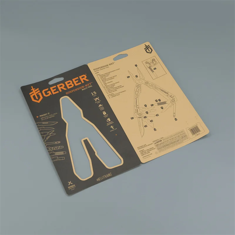 Wholesale Custom Kraft Paper Color Folding Card Color Blister Paper Card for Product Packaging