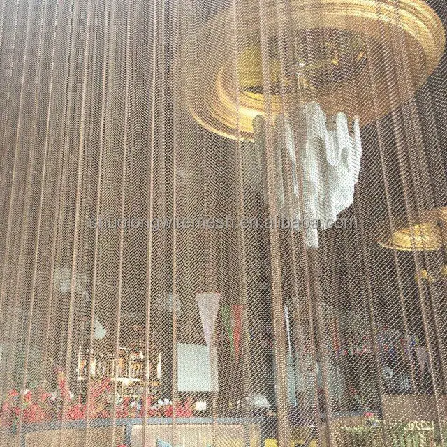 Decorative Mesh  Curtains Chain Link Mesh Curtain