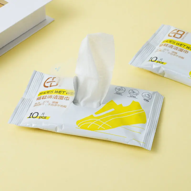 Home Use Stain Dust Remover Shoe Cleansing Wet Wipes Disposable Sneakers Quick Cleaning Shoe Wet Wipes