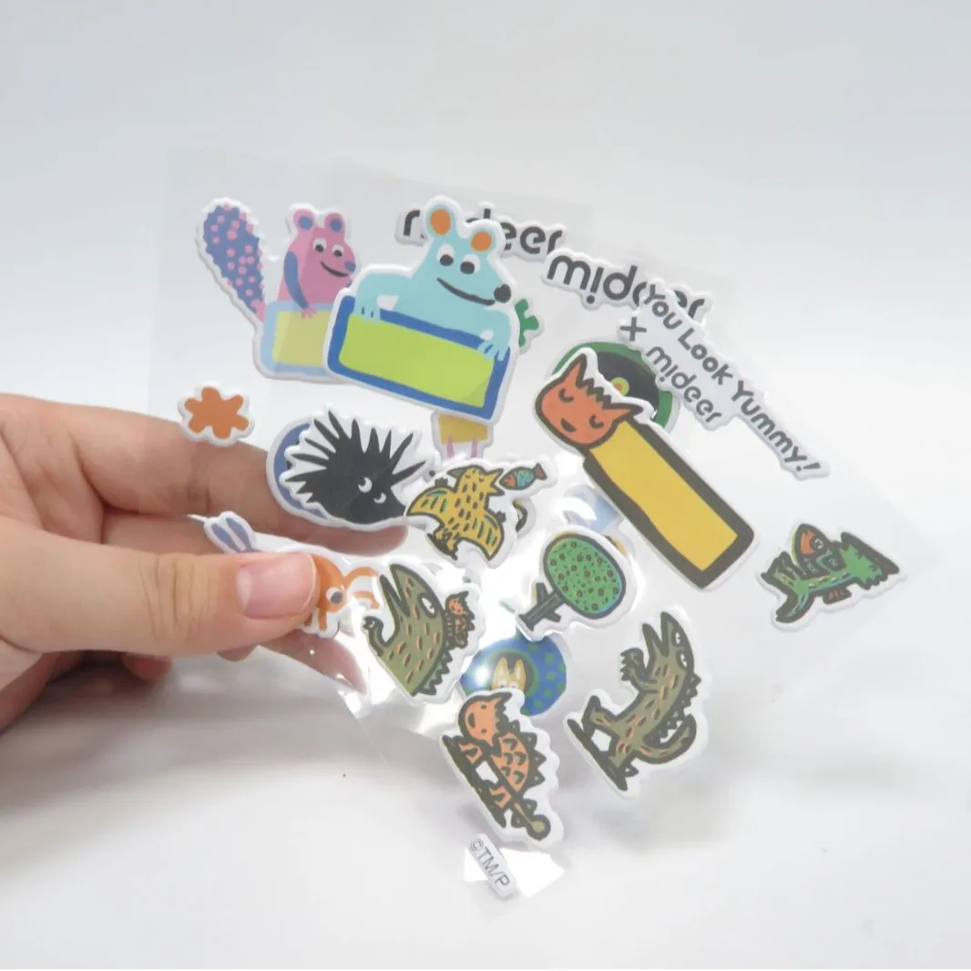 Custom Toy stickers Fun Puffy Kids 3D stickers Educational tool Bulk children foam sticker