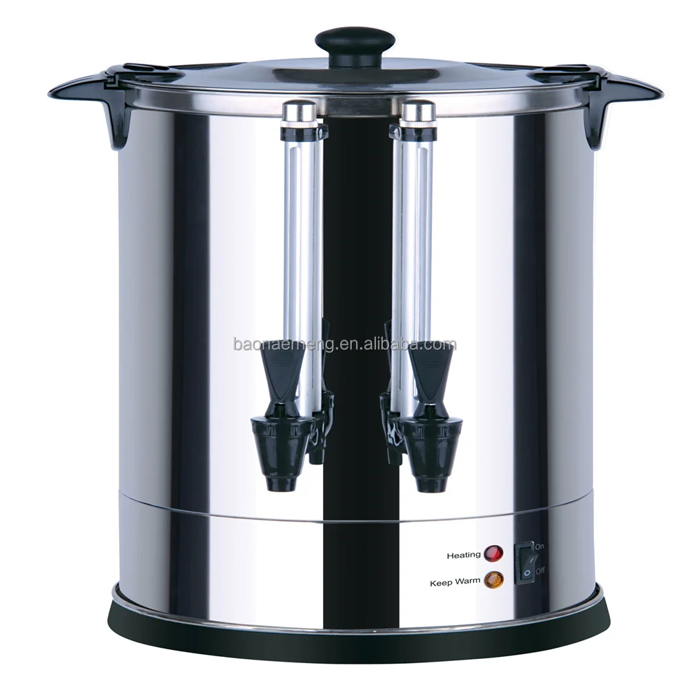 Stainless Steel Tea Dispenser 8.8L Adjustable Temperature Commercial Tea Boiler Maker