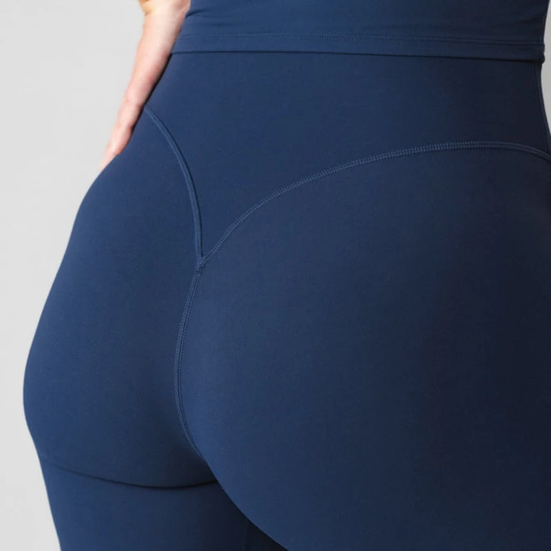 Gym Wear Manufacturer High Rise No front seam Custom Brand Active Flare Leggings