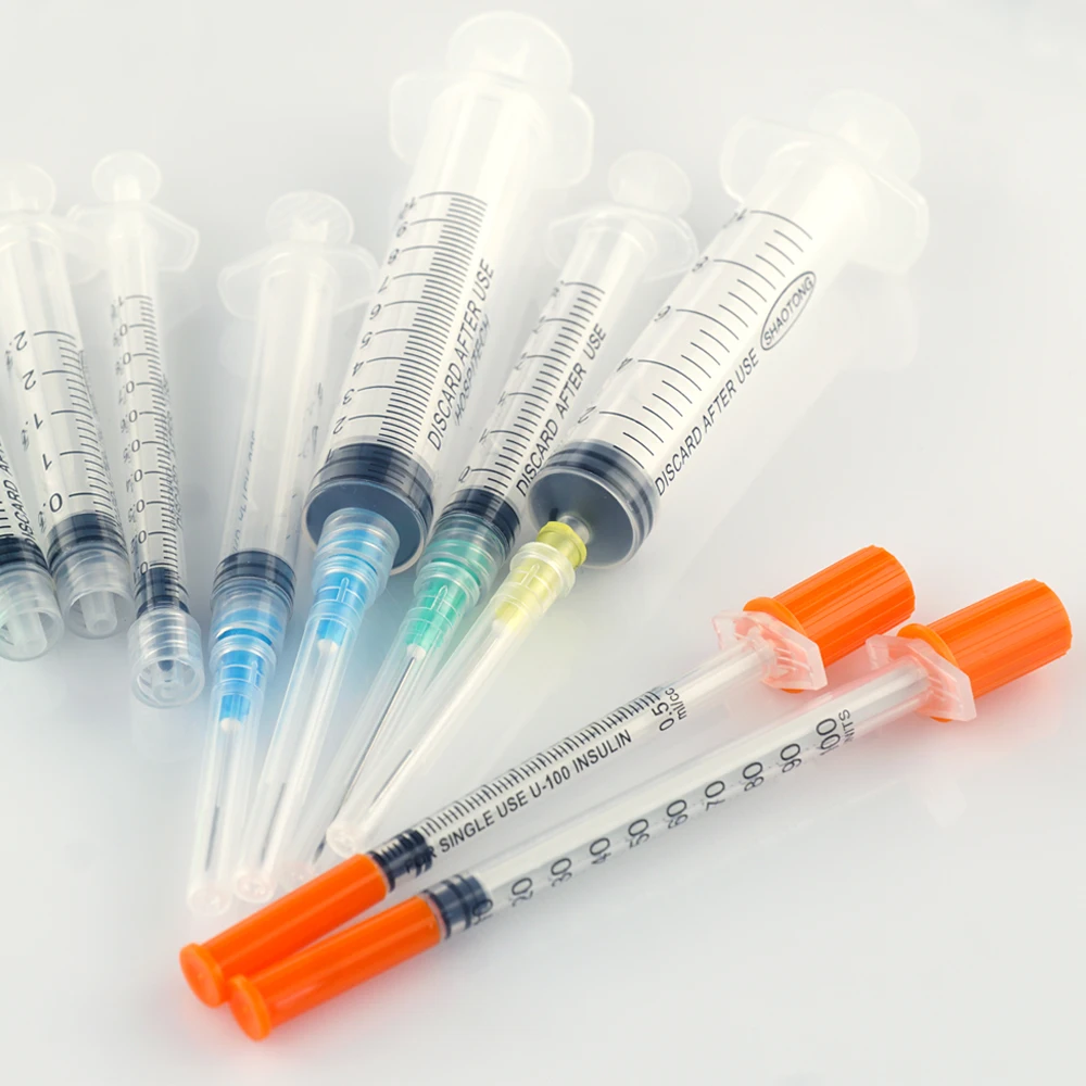 Insulin Syringes U100 U40 Disposable Insulin Needles Insuline Syringe Model 30G 31G for Medical Use