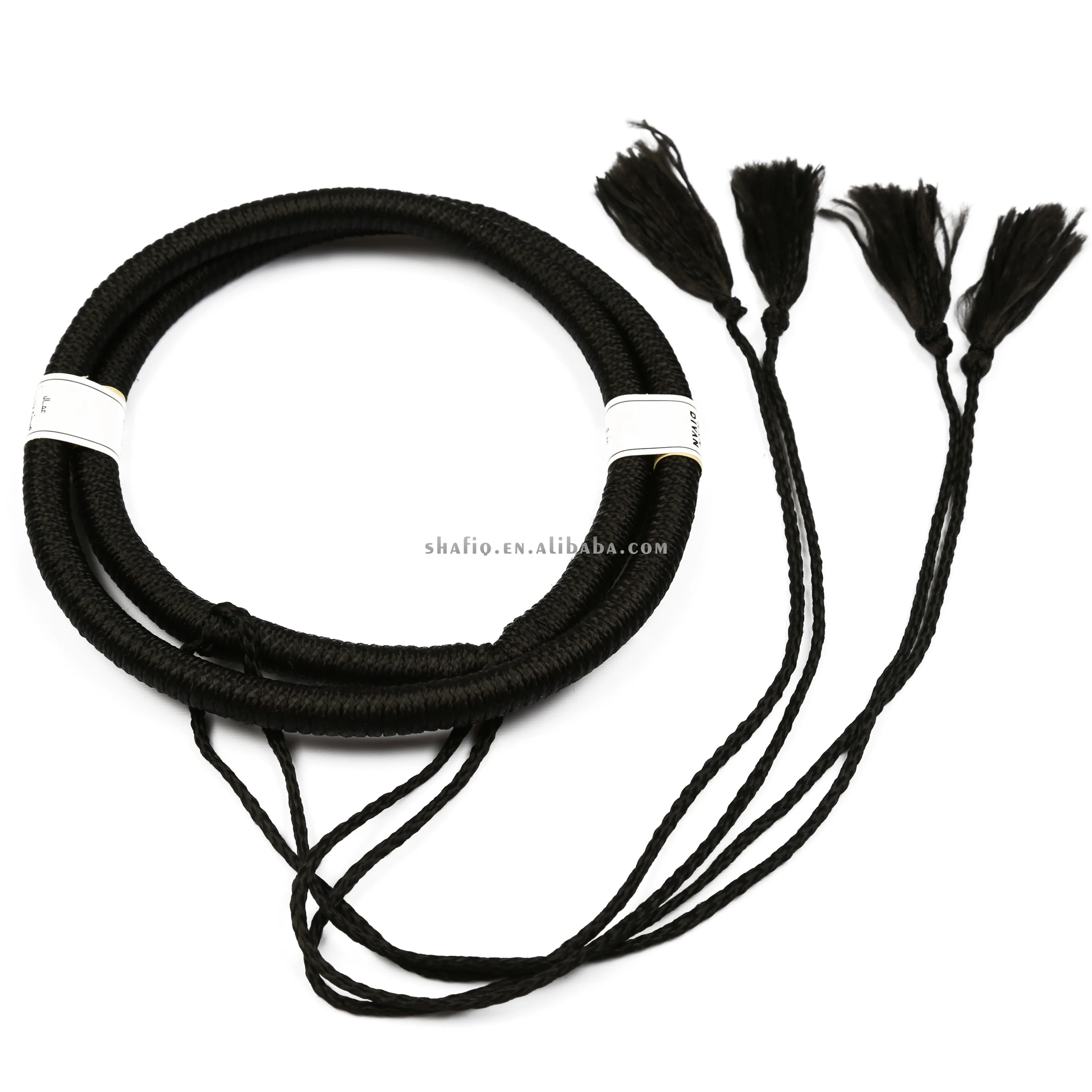 Factory Direct Fancy Desert Saudi UAE Dubai Handmaking Headband Black Igal Egal Agal Keffiyeh Shemagh Scarf Wrap Arab Head Hoop