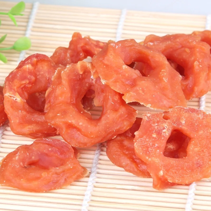 OEM factory Pet Food Chicken Rings Dog Treats Chewy Snacks for All Dogs Cheap Price