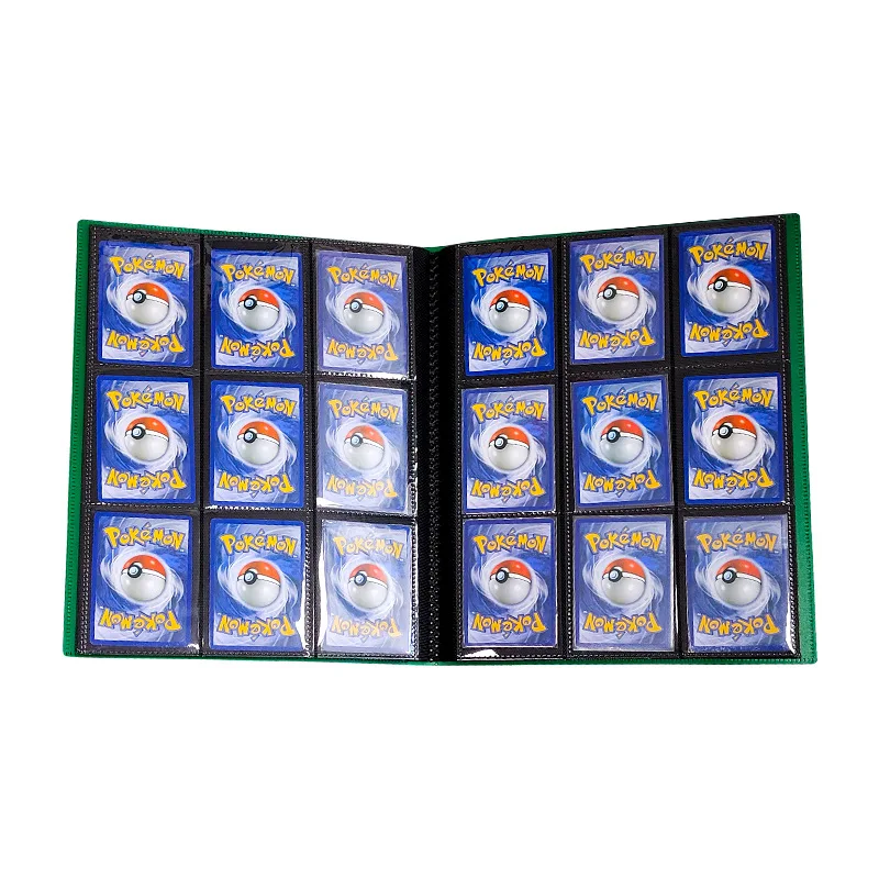 Многоцветный 9 пластиковых кармашек для переплета, альбом Poke Mon Magic, 360 шт., кармашки для загрузки