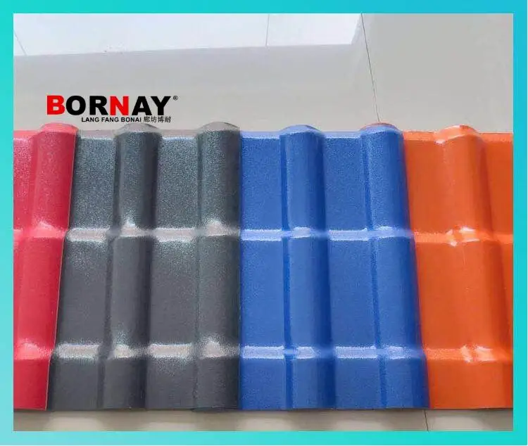 ASA PVC resin tile produced by China Bonai is suitable for Chinese classical architecture