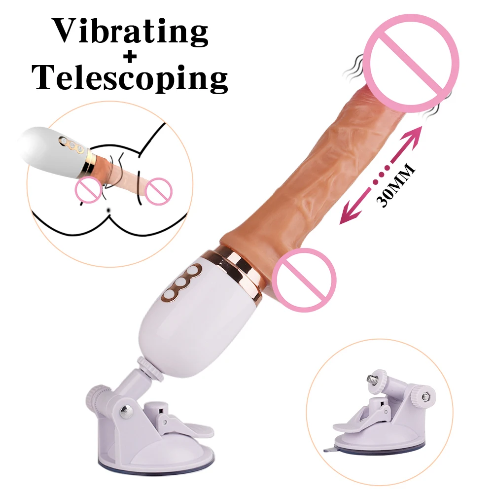 Wireless Remote Control Automatic Masturbation Pumping Gun Sex Machine Telescopic Dildo Vibrators for Women Sex Toys for Women