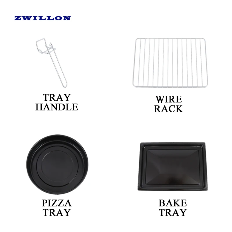 Oven electric machine for baking toaster bread pizza baked cake potato conventional with tray home kitchen free standing oven