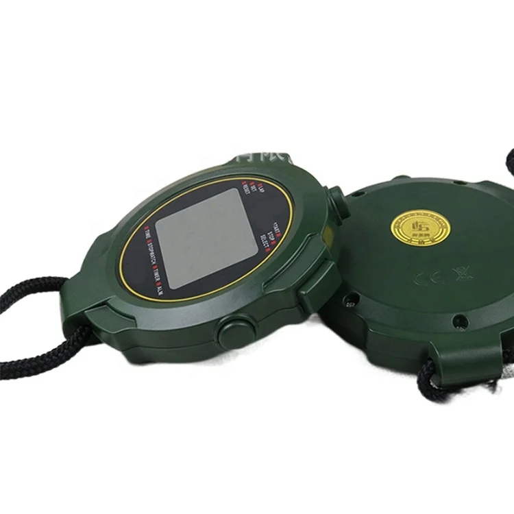 Waterproof Digital LCD Stopwatch Sports Counter Chronograph Timer Watch water resistant