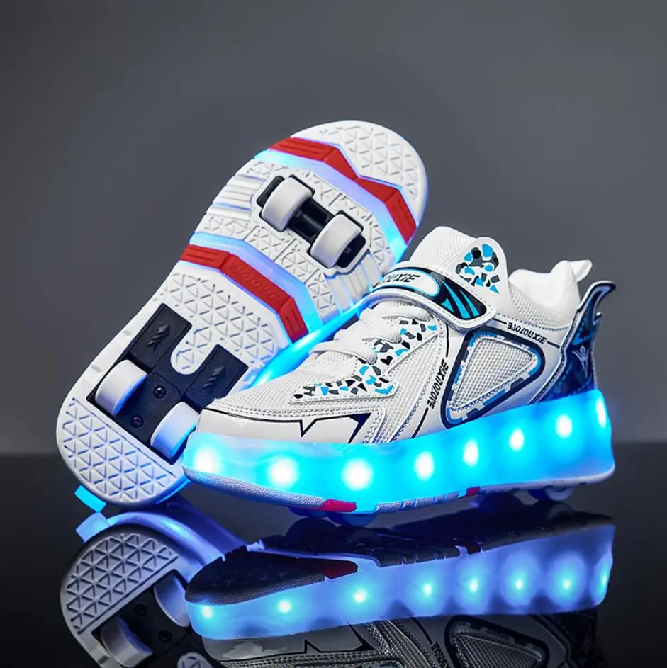 kick out roller skate shoes with 4 wheels