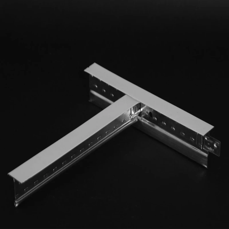 High Quality Galvanized Suspended Metal Ceiling  T Grid Hot Dipped Galvanized Steel Black Line T Bar