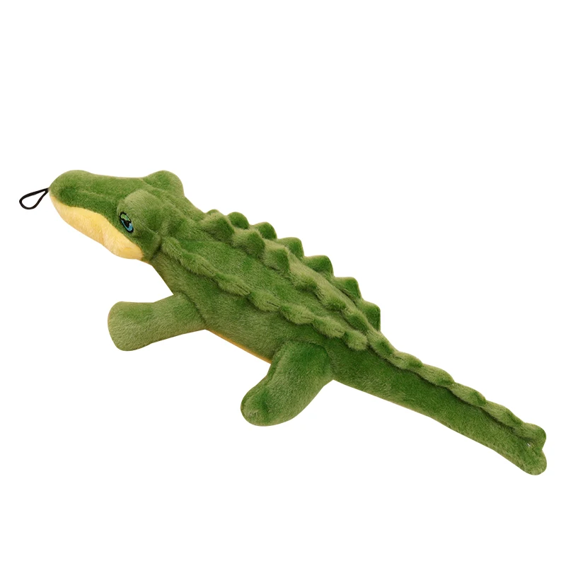 Wholesale Customizable BB Sound Plush Pet Chew Toys Durable Crocodile Turtle Fish Soft Stuffed Animals Soft Squeaky Chew Gifts