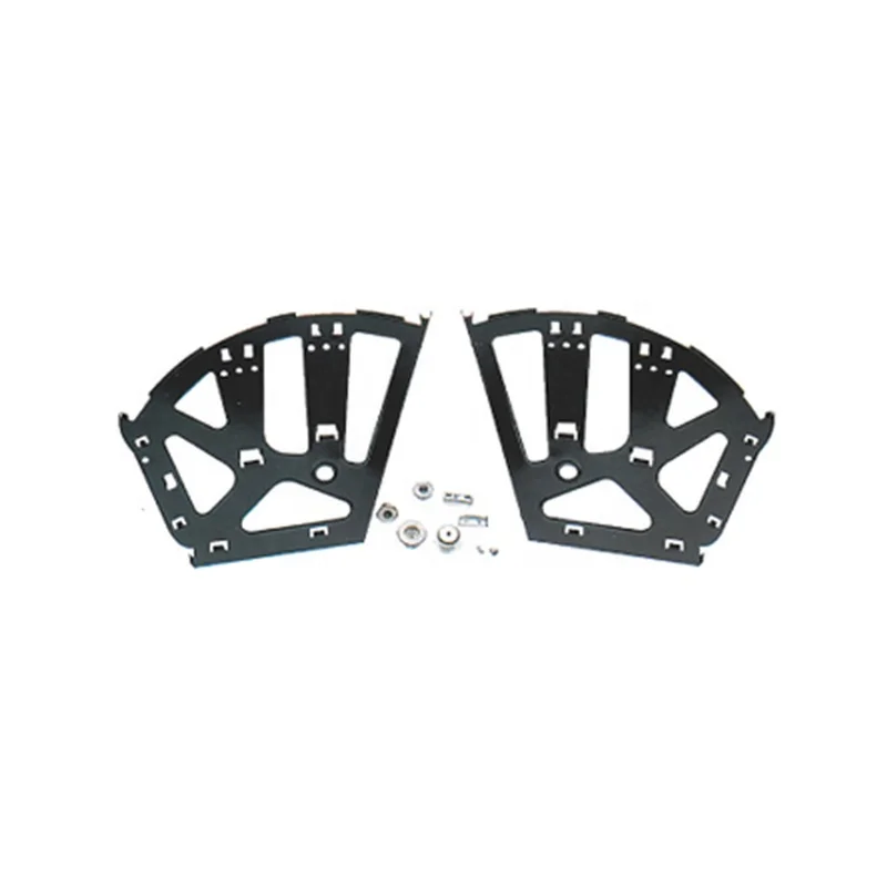 Furniture Hardware Modern Style Black Plastic Shoe Rack Bracket