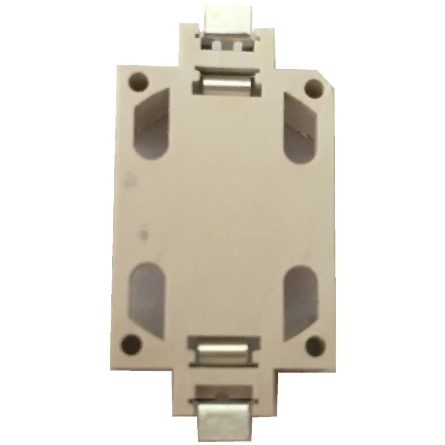 White Surface Mount SMD CR2032 Cell Button Battery Holder