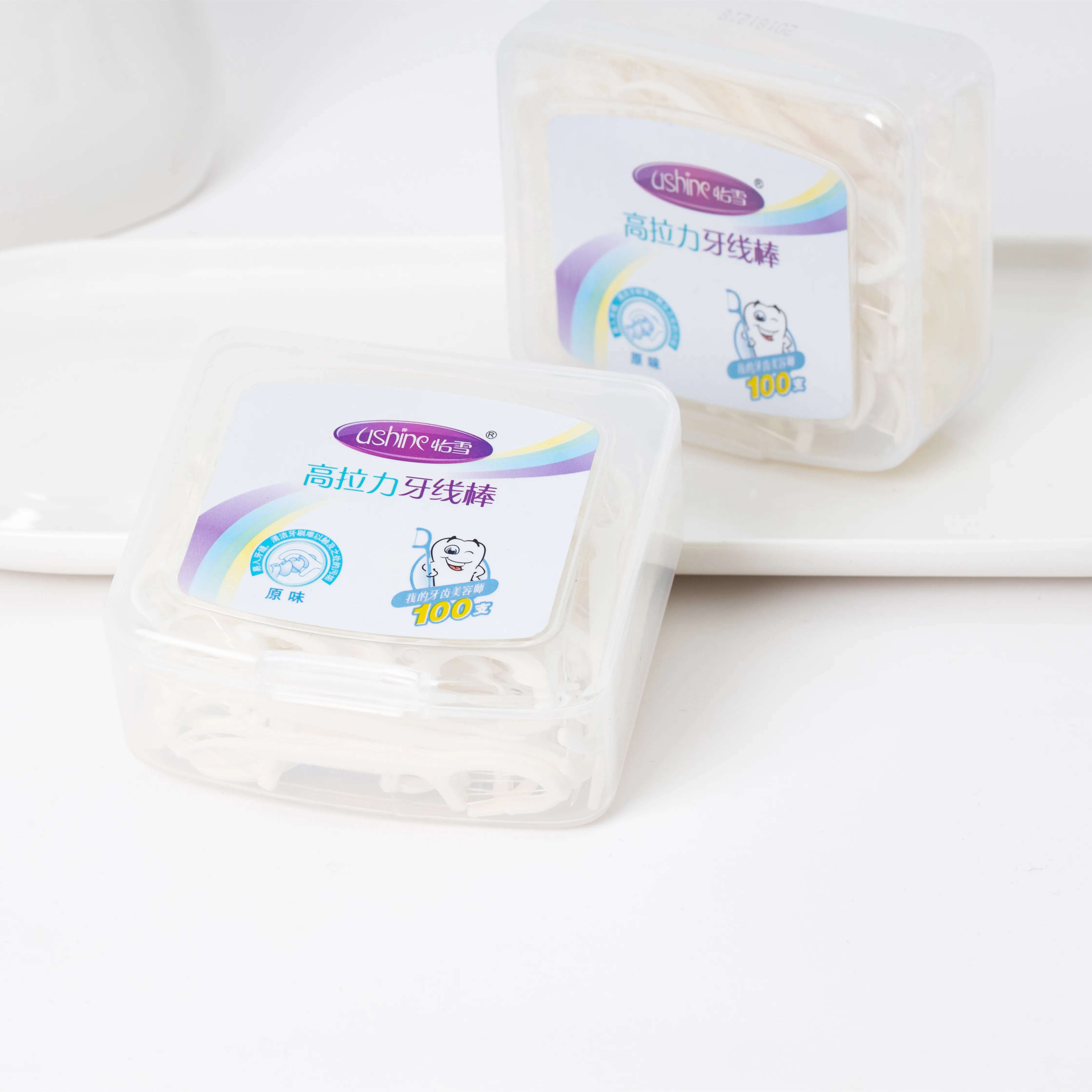 High quality ISO CE ROHS  approved eco floss dental floss waxed  Wholesale OEM free sample Customized eco friendly dental floss