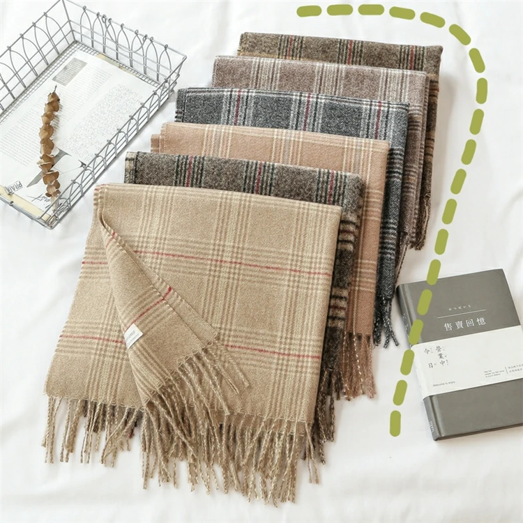 Модный роскошный новый зимний шарф с изображением девяти звезд в британской литературе, имитация кашемира