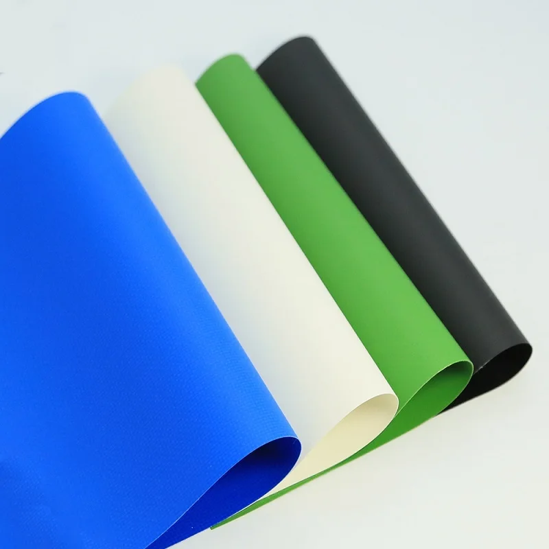 Blue Green PVC Tarpaulin 550g/sqm 650g/sqm 3x50m PVC Tarps