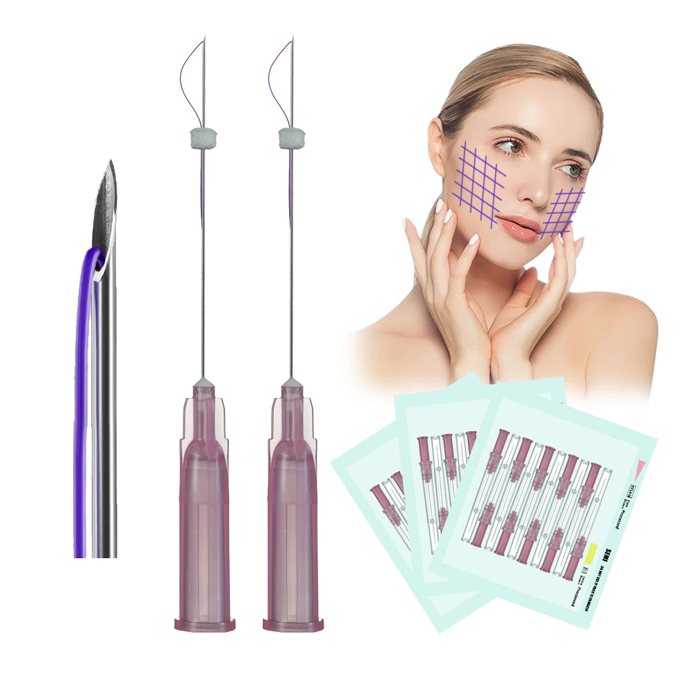 CE Marked 26g 27g 29g 30g 25mm 38mm Sharp Pdo Thread Mono,13mm 50mm 60mm 90mm Korean Wrinkles Removal Collagen Mono Pdo Thread