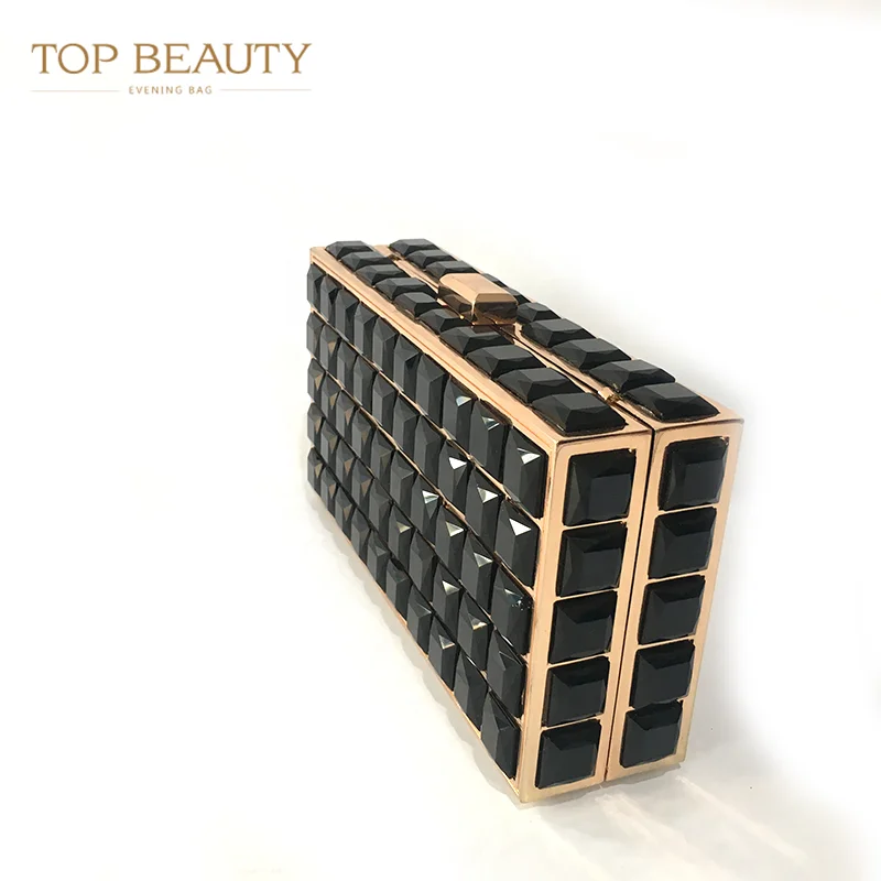 
New Design Fashion ladies acrylic shoulder bag clutch Bags For Dinner satin acrylic evening bag metal clutch bag evening women 